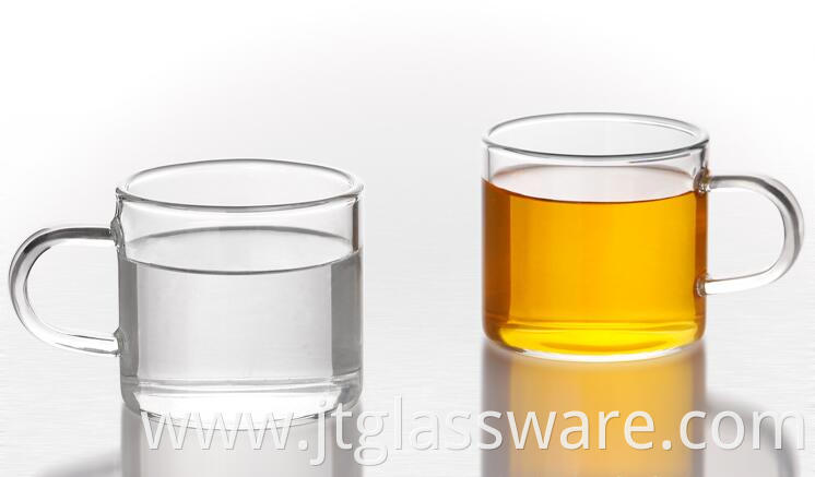 80ml handmade glass tea cup